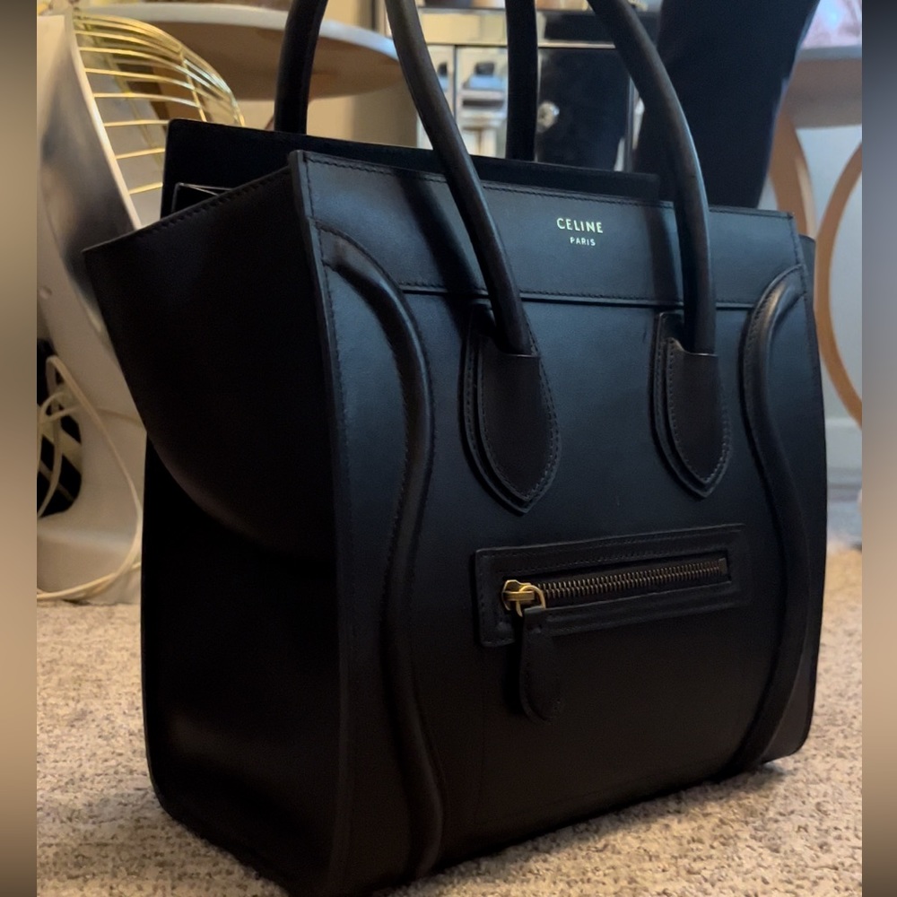 Authentic Celine mini luggage bag